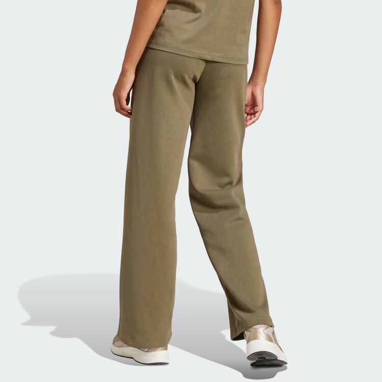 adidas adidas Essentials Small Logo Feel Cozy Funktionshose Damen - Olive Strata / White - 1 | SportScheck