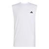 adidas WORKOUT ESSENTIALS FEELREADY &Auml;RMELLOSES Funktionstank Herren - White