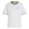 adidas Seasonal Essentials Colorpop T-Shirt Funktionsshirt Damen - Light Grey Heather / Olive Strata