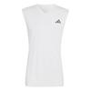 adidas TENNIS CLIMACOOL T-Shirt, &auml;rmellos Funktionstank Herren - White