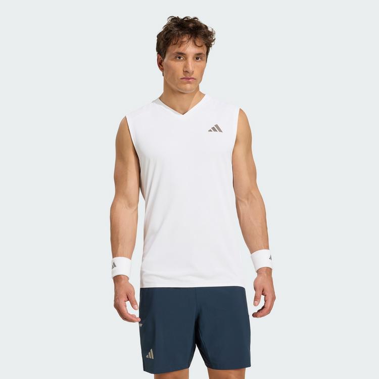 adidas adidas TENNIS CLIMACOOL T-Shirt, &auml;rmellos Funktionstank Herren - White - 0 | SportScheck
