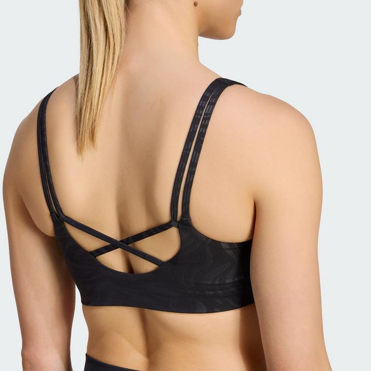 adidas adidas All Me Essentials Grafik Sport-BH, BH Damen - Black - 1 | SportScheck