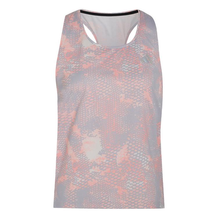 adidas adidas ADI365 Iconic Running Tanktop, Funktionstank Damen - Grey One / Semi Frozen Turbo / Glory Grey - 0 | SportScheck