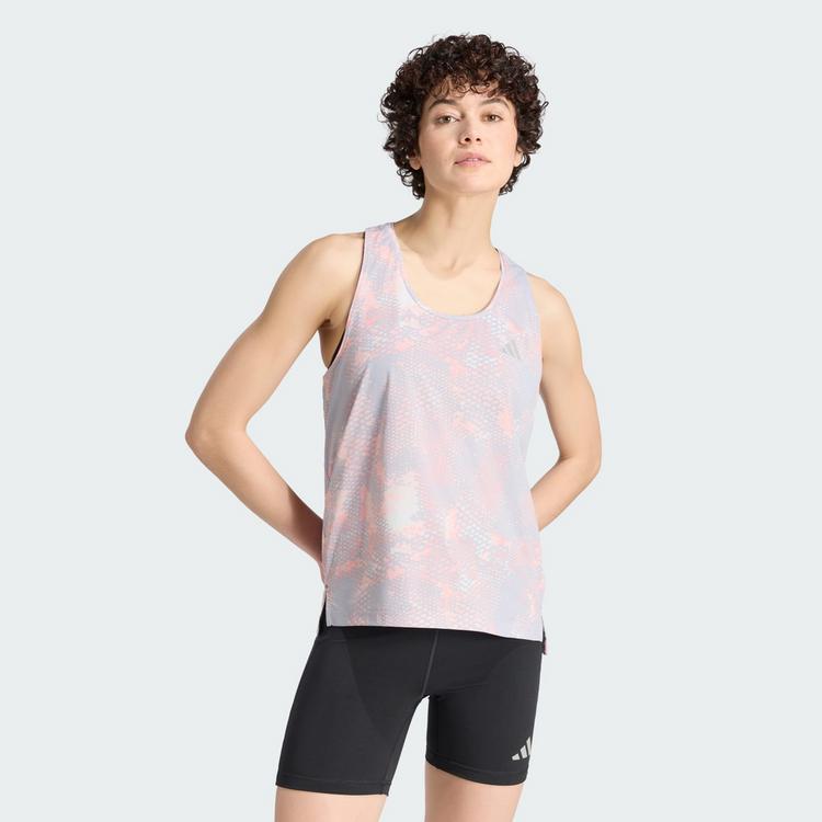 adidas adidas ADI365 Iconic Running Tanktop, Funktionstank Damen - Grey One / Semi Frozen Turbo / Glory Grey - 0 | SportScheck