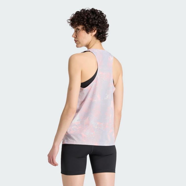 adidas adidas ADI365 Iconic Running Tanktop, Funktionstank Damen - Grey One / Semi Frozen Turbo / Glory Grey - 1 | SportScheck