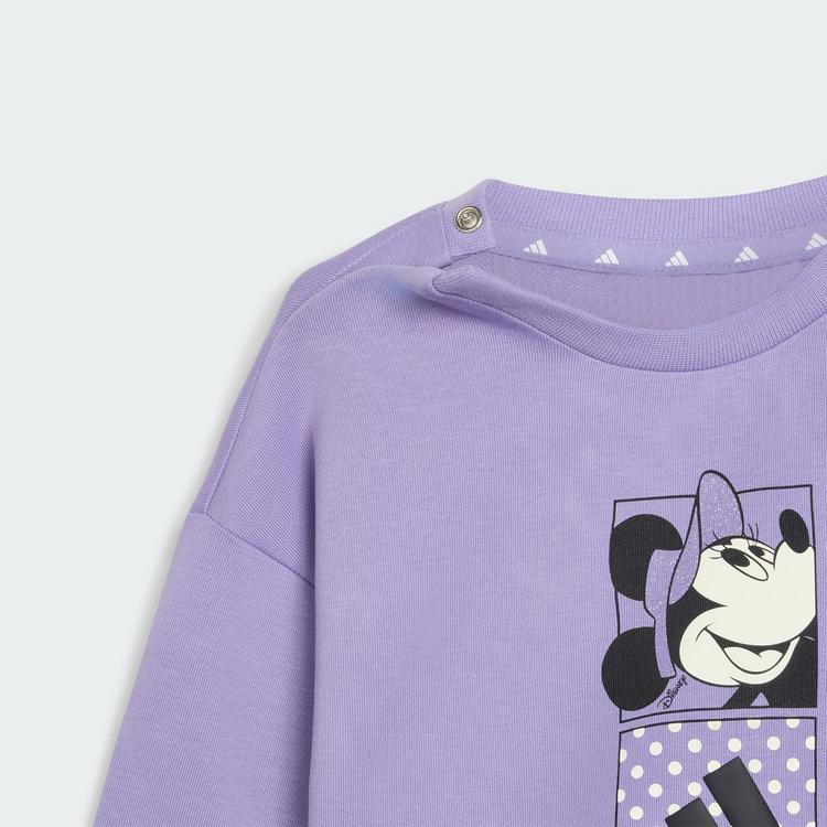 adidas adidas ADIDAS DISNEY MINNIE MAUS SET, T-SHIRT Trainingsanzug Kinder - Magic Lilac / Off White - 0 | SportScheck