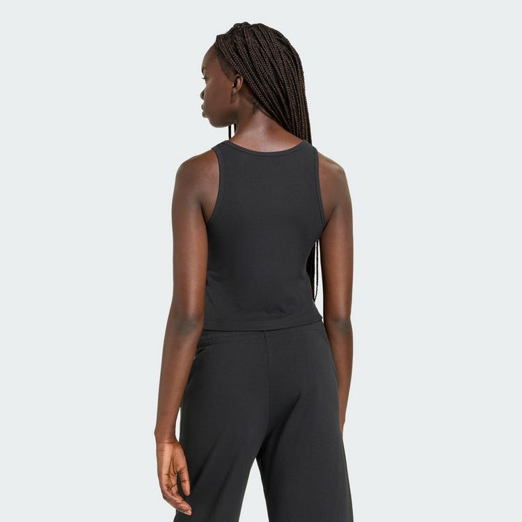adidas adidas ADIDAS KIT TANKTOP GERIPPT KLEINES LOGO Tanktop Damen - Black - 1 | SportScheck