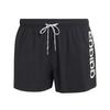 adidas LOGO ELASTISCHE STRICK-BADEHOSE 7,6 CM Badehose Herren - Black / White