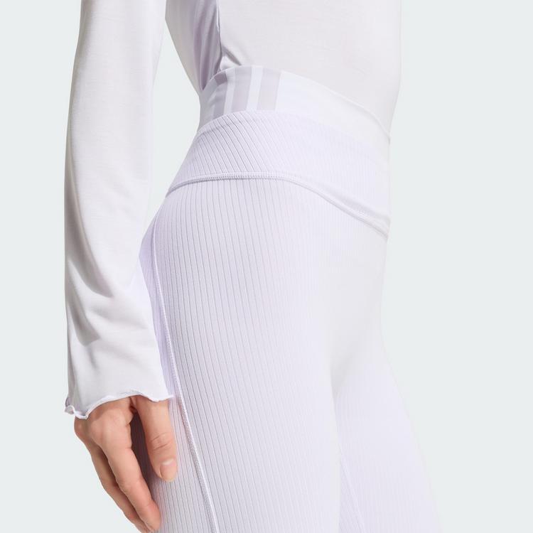 adidas adidas All Me Leggings, gerippt Leggings Damen - Frozen Purple - 1 | SportScheck
