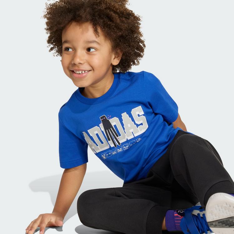 adidas adidas ADIDAS MINECRAFT T-SHIRT T-Shirt Kinder - Royal Blue - 1 | SportScheck