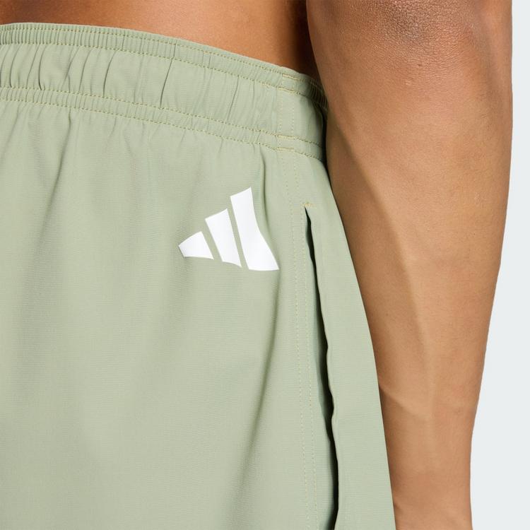 adidas adidas LOGO ELASTISCHE STRICK-BADEHOSE 7,6 CM Badehose Herren - Solar Purple / White - 1 | SportScheck