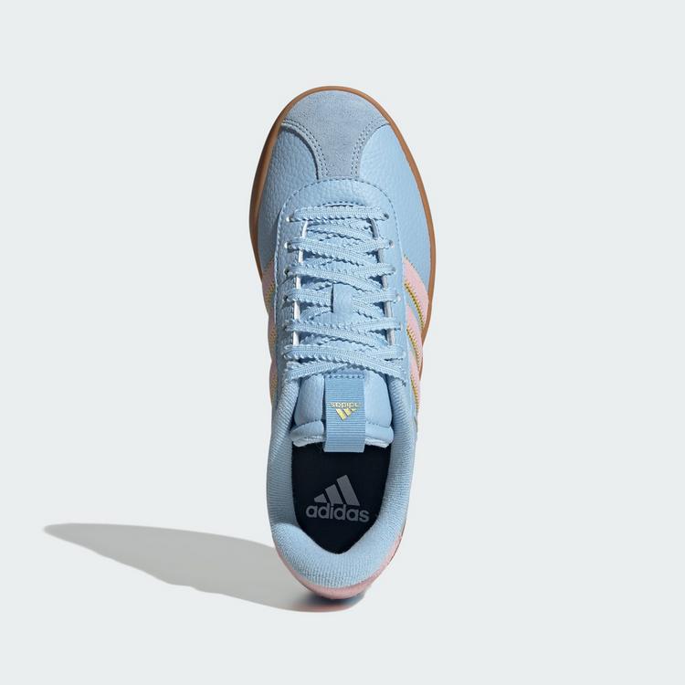 adidas adidas VL COURT&nbsp;3.0 SCHUH Sneaker Damen - Clear Sky / Clear Pink / Gold Metallic - 1 | SportScheck