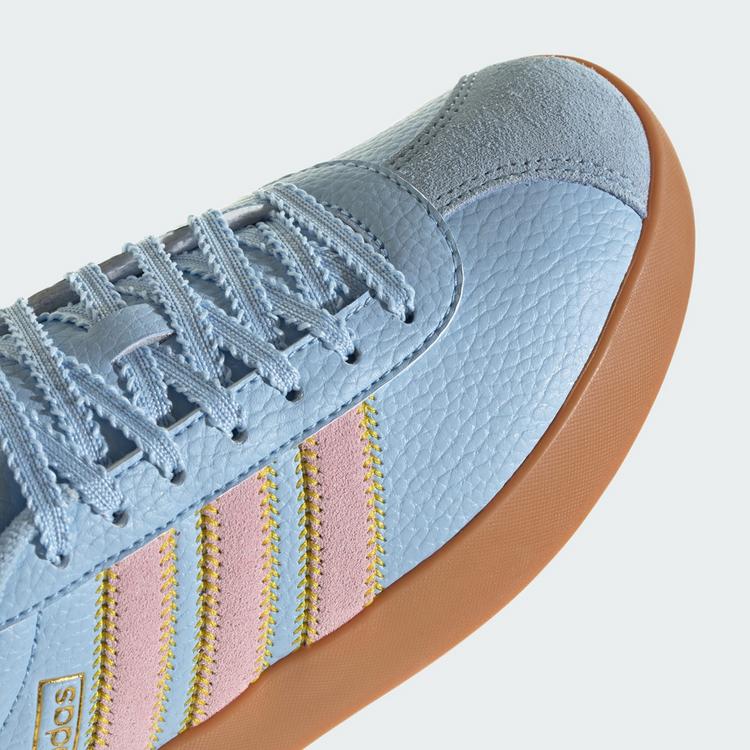 adidas adidas VL COURT&nbsp;3.0 SCHUH Sneaker Damen - Clear Sky / Clear Pink / Gold Metallic - 7 | SportScheck