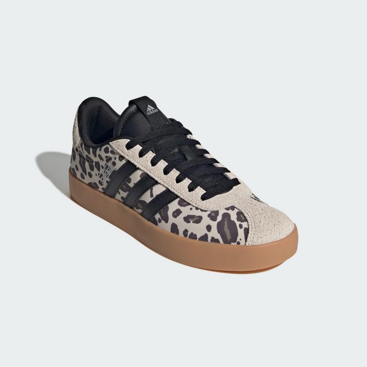 adidas adidas VL COURT&nbsp;3.0 SCHUH Sneaker Damen - Crystal Linen / Core Black / Khaki Six - 3 | SportScheck