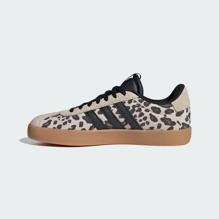 adidas adidas VL COURT&nbsp;3.0 SCHUH Sneaker Damen - Crystal Linen / Core Black / Khaki Six - 5 | SportScheck
