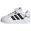 adidas GRAND COURT 3.0 KIDS SCHUH Sneaker Kinder - Cloud White / Core Black / Hi-Res Yellow