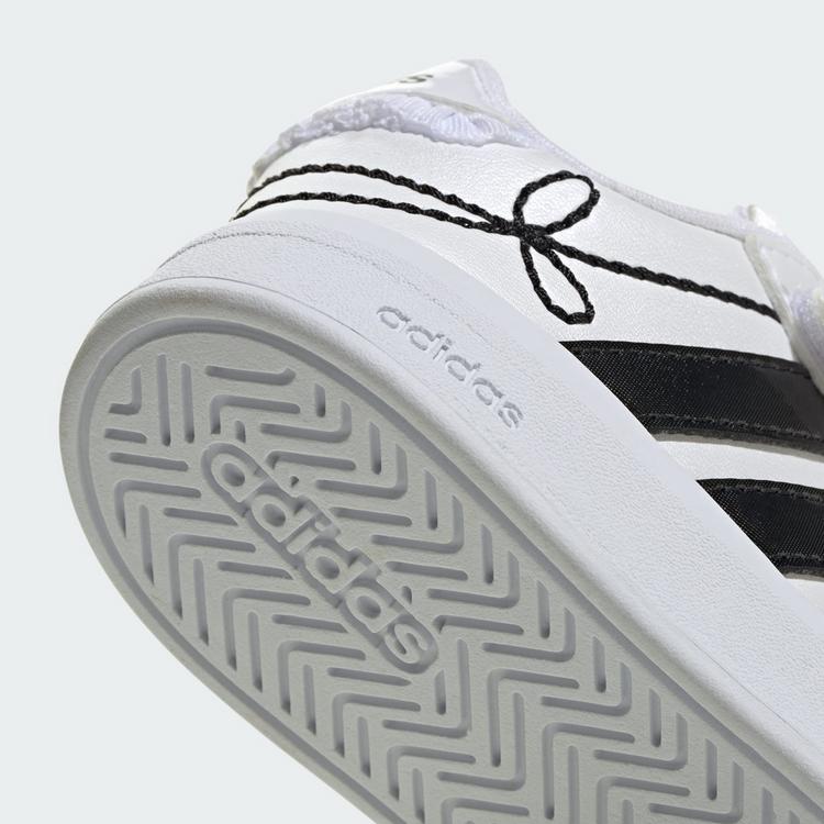 adidas adidas GRAND COURT 3.0 KIDS SCHUH Sneaker Kinder - Cloud White / Core Black / Hi-Res Yellow - 6 | SportScheck