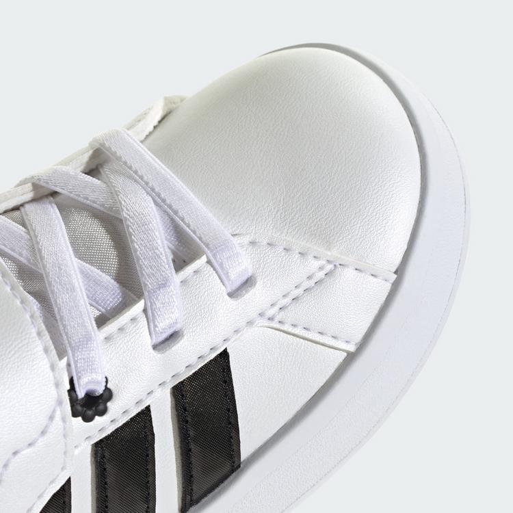 adidas adidas GRAND COURT 3.0 KIDS SCHUH Sneaker Kinder - Cloud White / Core Black / Hi-Res Yellow - 7 | SportScheck