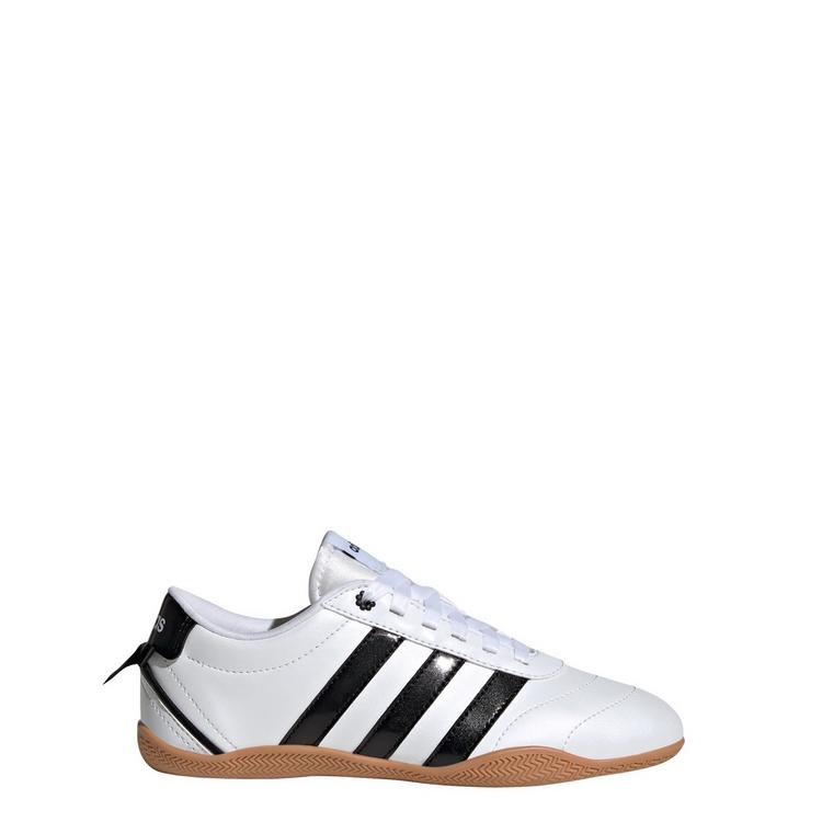adidas adidas GRAND COURT LO KIDS SCHUH Sneaker Kinder - Cloud White / Core Black / Hi-Res Yellow - 0 | SportScheck