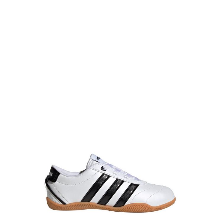 adidas adidas GRAND COURT LO KIDS SCHUH Sneaker Kinder - Cloud White / Core Black / Hi-Res Yellow - 0 | SportScheck