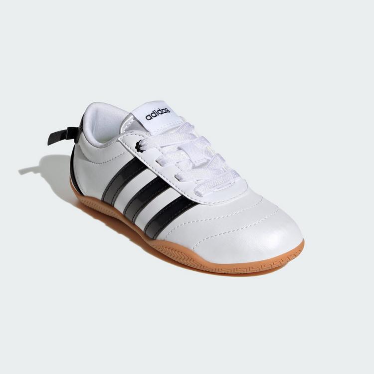 adidas adidas GRAND COURT LO KIDS SCHUH Sneaker Kinder - Cloud White / Core Black / Hi-Res Yellow - 3 | SportScheck