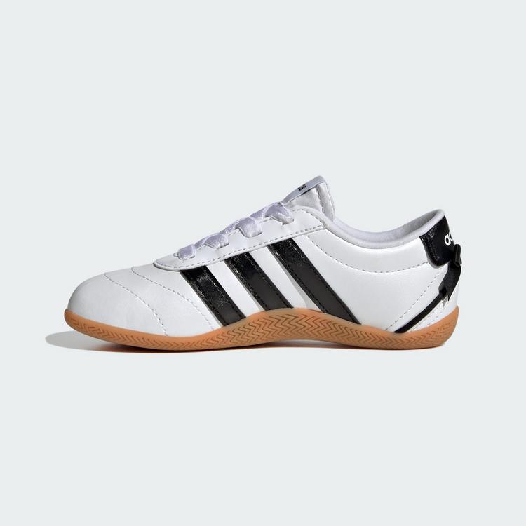 adidas adidas GRAND COURT LO KIDS SCHUH Sneaker Kinder - Cloud White / Core Black / Hi-Res Yellow - 5 | SportScheck
