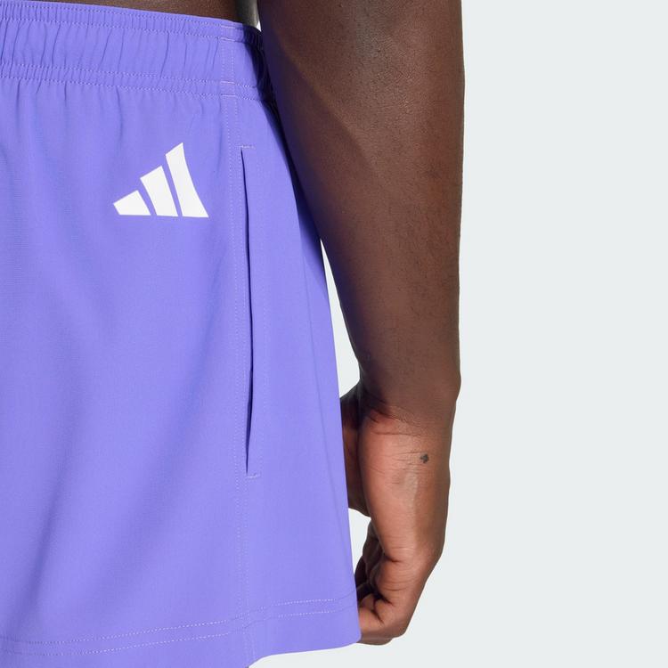 adidas adidas LOGO ELASTISCHE STRICK-BADEHOSE 7,6 CM Badehose Herren - Tent Green / White - 1 | SportScheck