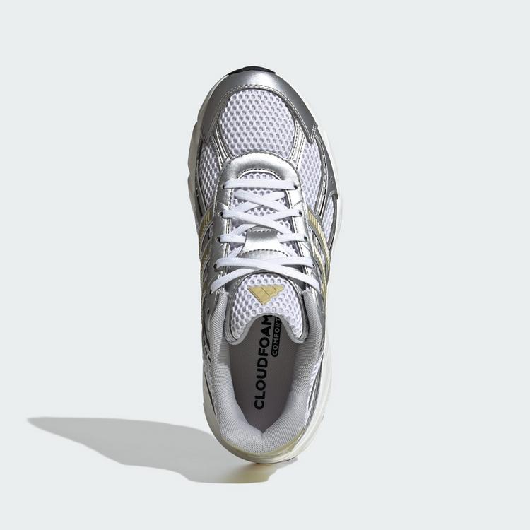 adidas adidas TECHNOCHAOS 2000 SCHUH Sneaker Damen - Cloud White / Gold Metallic / Silver Metallic - 1 | SportScheck