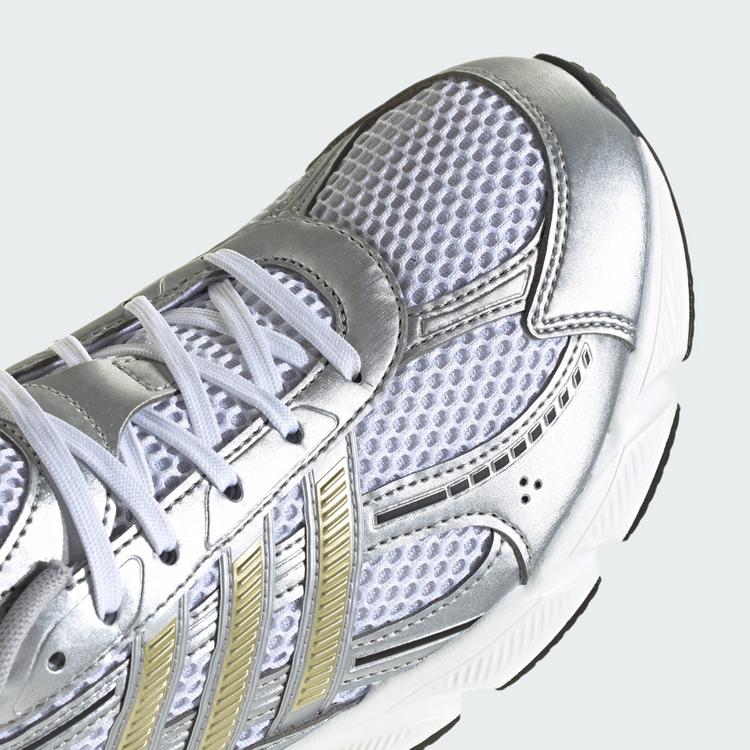 adidas adidas TECHNOCHAOS 2000 SCHUH Sneaker Damen - Cloud White / Gold Metallic / Silver Metallic - 7 | SportScheck