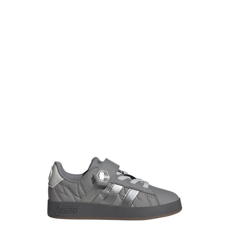 adidas adidas ADIDAS MARVEL AVENGERS GRAND COURT KIDS Sneaker Kinder - Grey Three / Silver Metallic / Grey One - 0 | SportScheck