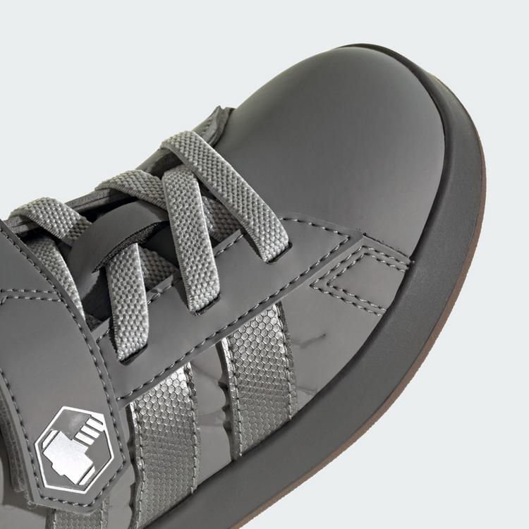 adidas adidas ADIDAS MARVEL AVENGERS GRAND COURT KIDS Sneaker Kinder - Grey Three / Silver Metallic / Grey One - 7 | SportScheck