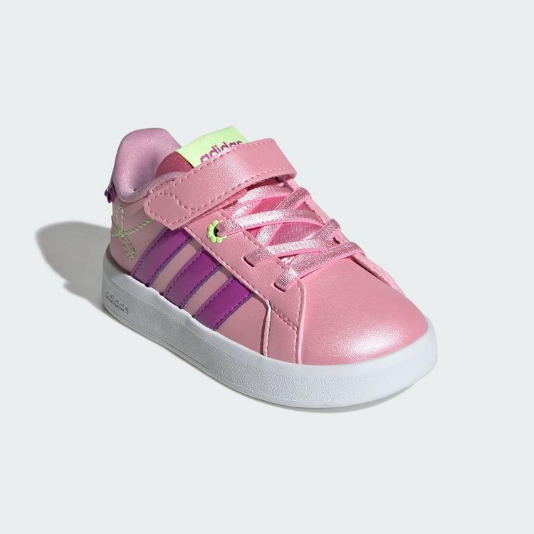 adidas adidas GRAND COURT 3.0 KIDS SCHUH Sneaker Kinder - St Tropic Bloom / Purple Burst / Hi-Res Yellow - 3 | SportScheck