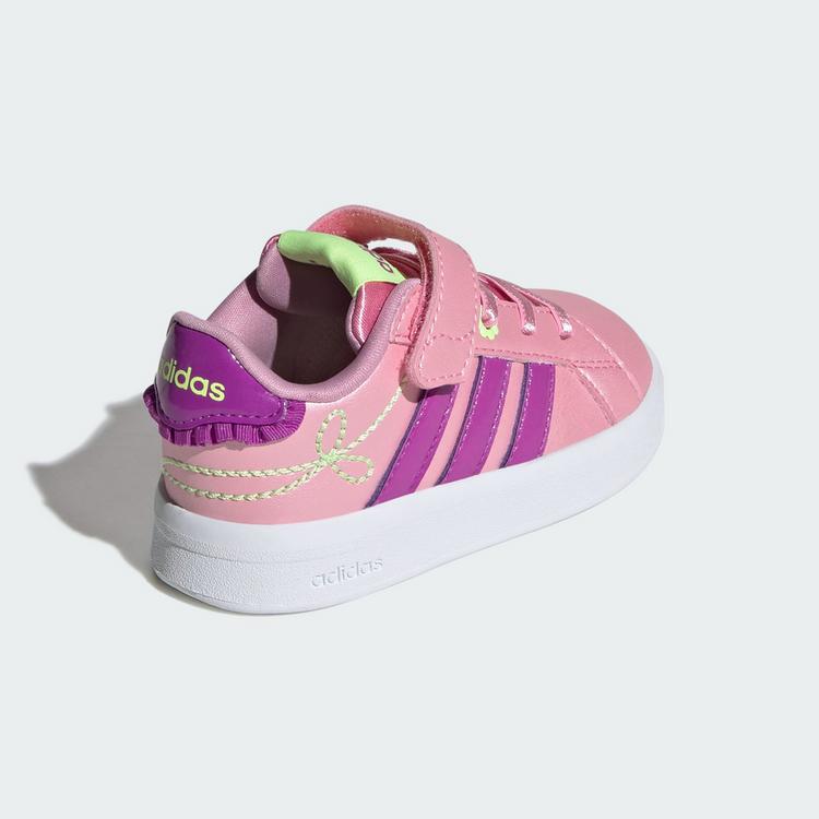 adidas adidas GRAND COURT 3.0 KIDS SCHUH Sneaker Kinder - St Tropic Bloom / Purple Burst / Hi-Res Yellow - 4 | SportScheck