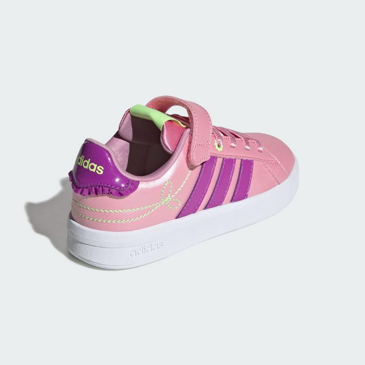 adidas adidas GRAND COURT&nbsp;3.0 KIDS SCHUH Sneaker Kinder - St Tropic Bloom / Purple Burst / Hi-Res Yellow - 4 | SportScheck