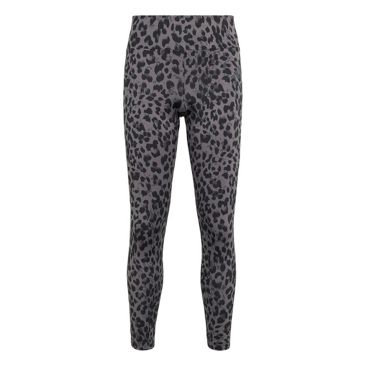 adidas adidas SPORTLEGGINGS MIT ANIMALPRINT Leggings Kinder - Grey Four / Grey Six / Black / Grey Six - 0 | SportScheck
