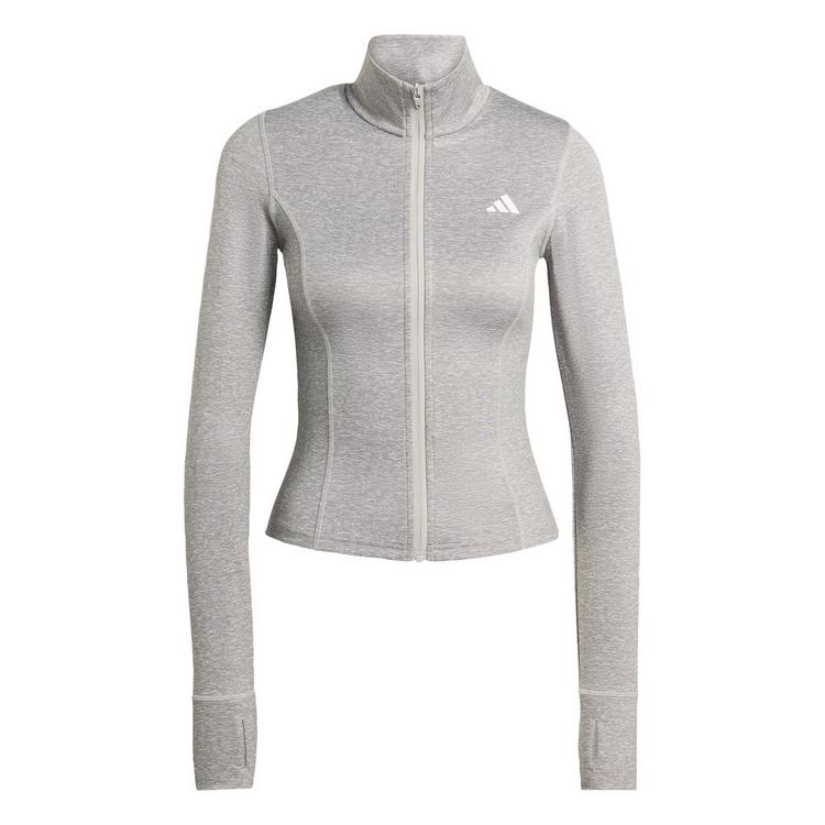 adidas adidas Workout Essentials Heather Jacke mit Trainingsanzug Damen - Grey Two Mel - 0 | SportScheck