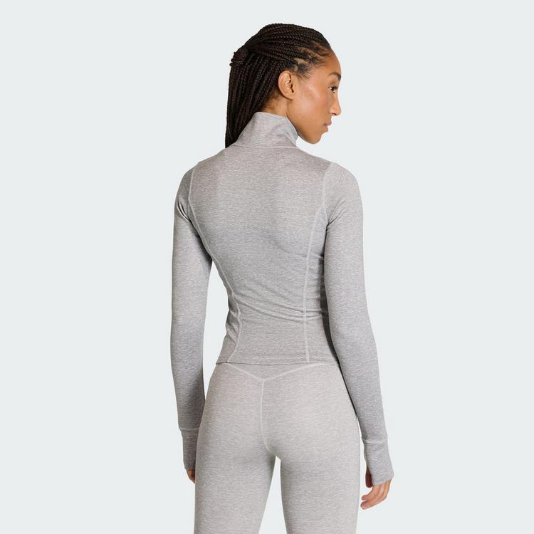 adidas adidas Workout Essentials Heather Jacke mit Trainingsanzug Damen - Grey Two Mel - 1 | SportScheck