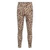 adidas SPORTLEGGINGS MIT ANIMALPRINT Leggings Kinder - Crystal Linen / Khaki Six / Dark Brown / Dark Brown