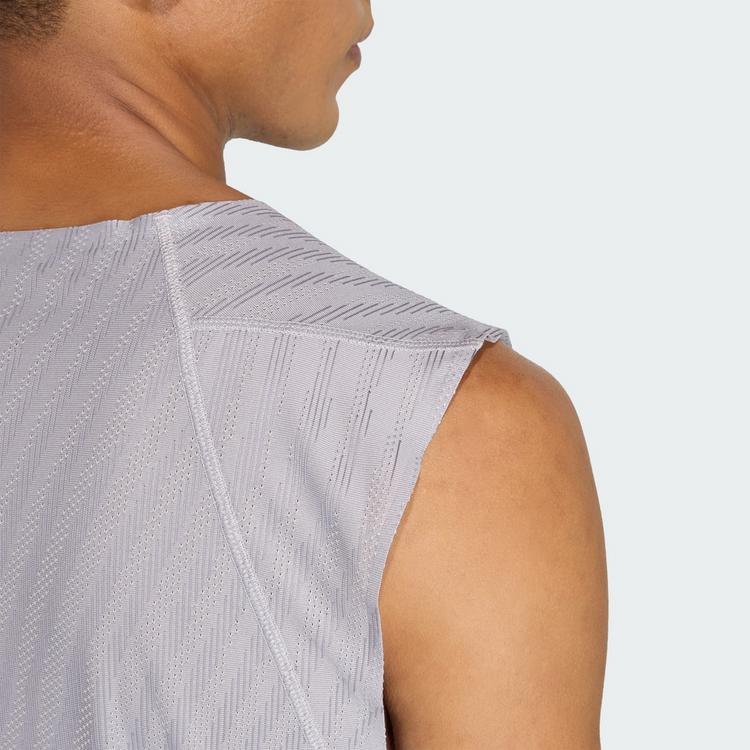 adidas adidas ADI365 Climacool+ Engineered Tanktop Funktionstank Herren - Glory Grey / Slate - 0 | SportScheck