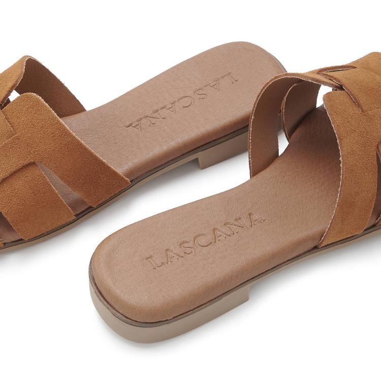 Lascana Lascana Pantolette Sandalen Damen - camelfarben - 0 | SportScheck
