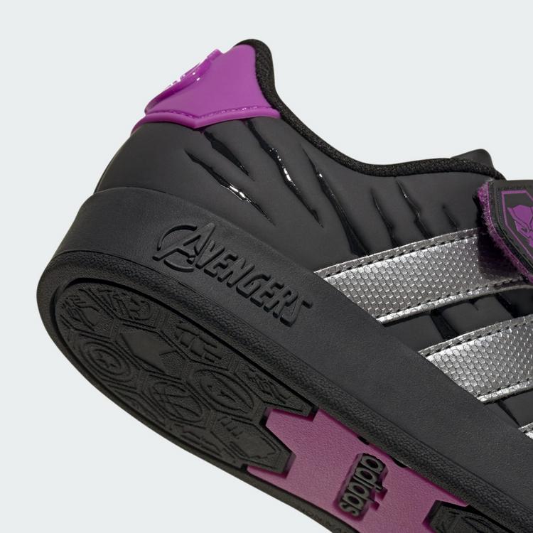 adidas adidas ADIDAS MARVEL AVENGERS GRAND COURT KIDS Sneaker Kinder - Core Black / Iron Metallic / Purple Burst - 6 | SportScheck
