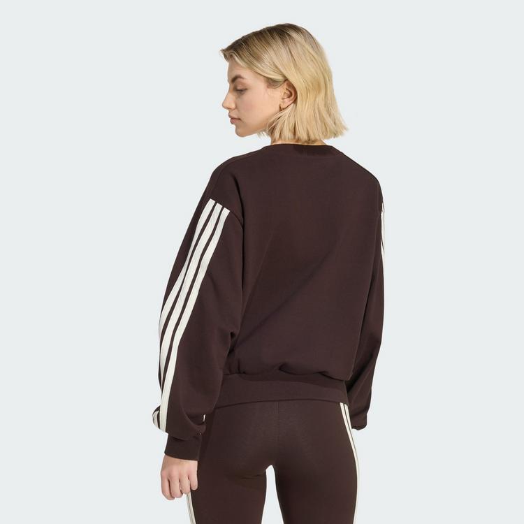 adidas adidas ADIDAS KIT 3-STREIFEN SWEATSHIRT Sweatshirt Damen - Aurora Coffee / Off White / Off White - 1 | SportScheck
