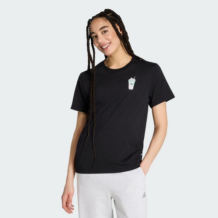 adidas adidas FOOD REGULAR GRAFIK T-SHIRT T-Shirt Damen - Black - 0 | SportScheck