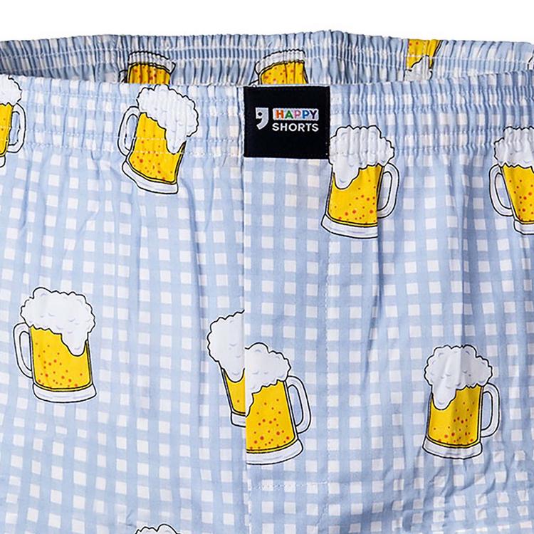 HAPPY SHORTS HAPPY SHORTS Web-Boxershorts Unterhose Herren - Burger/Pizza/Bier - 8 | SportScheck