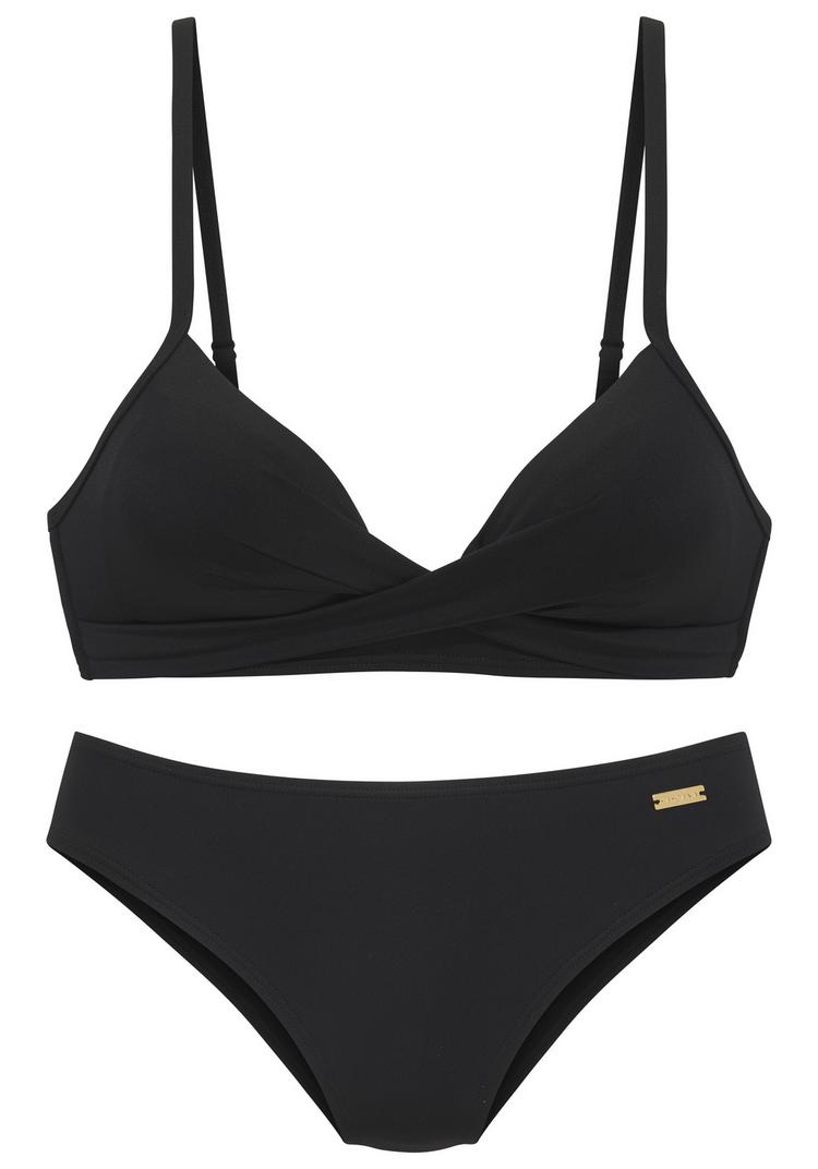 Lascana Lascana Bustier-Bikini Bikini Set Damen - schwarz - 0 | SportScheck