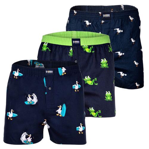 HAPPY SHORTS Web-Boxershorts Unterhose Herren