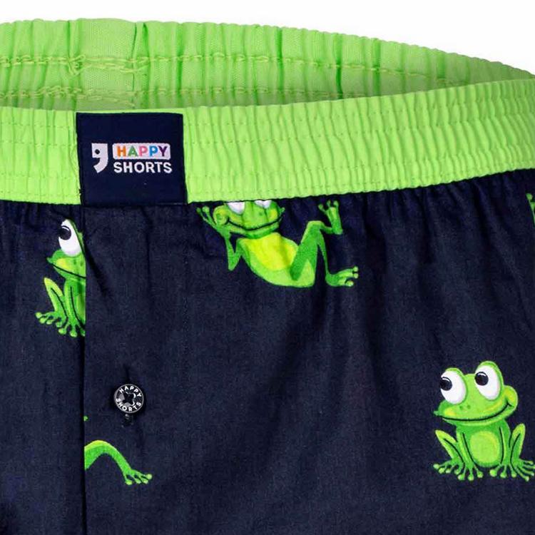 HAPPY SHORTS HAPPY SHORTS Web-Boxershorts Unterhose Herren - M&ouml;we/Frog/Surfing Seagull - 5 | SportScheck