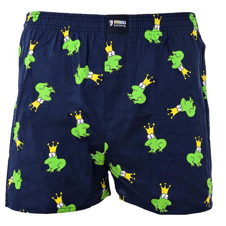 HAPPY SHORTS HAPPY SHORTS Web-Boxershorts Unterhose Herren - Ente/Frosch/Vacation - 3 | SportScheck