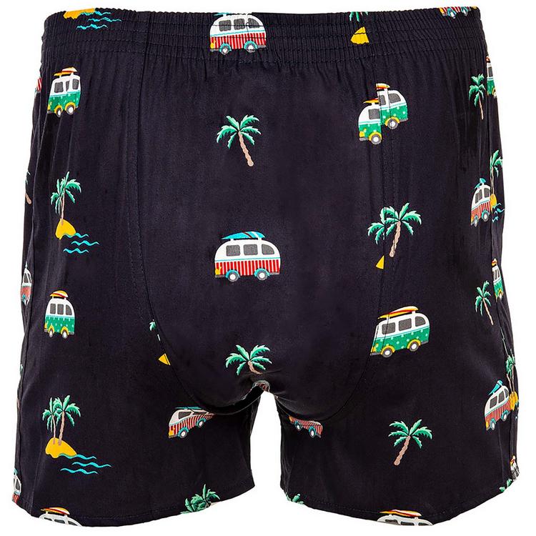 HAPPY SHORTS HAPPY SHORTS Web-Boxershorts Unterhose Herren - Ente/Frosch/Vacation - 7 | SportScheck