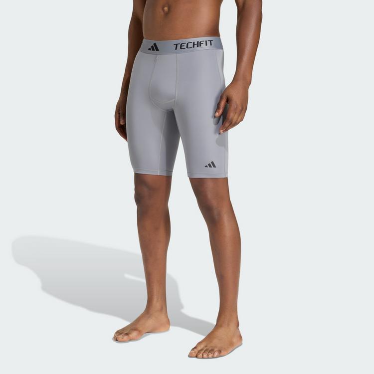 adidas adidas TECHFIT Compression Training Kurze Tights Herren - Grey - 0 | SportScheck
